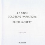 Keith Jarrett - J. S. Bach Goldberg Variations